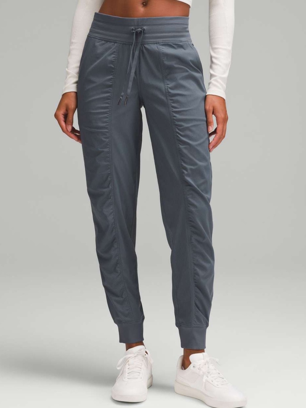 Lululemon Dance Studio Mid-Rise Joggers in Oil Grey Blue
